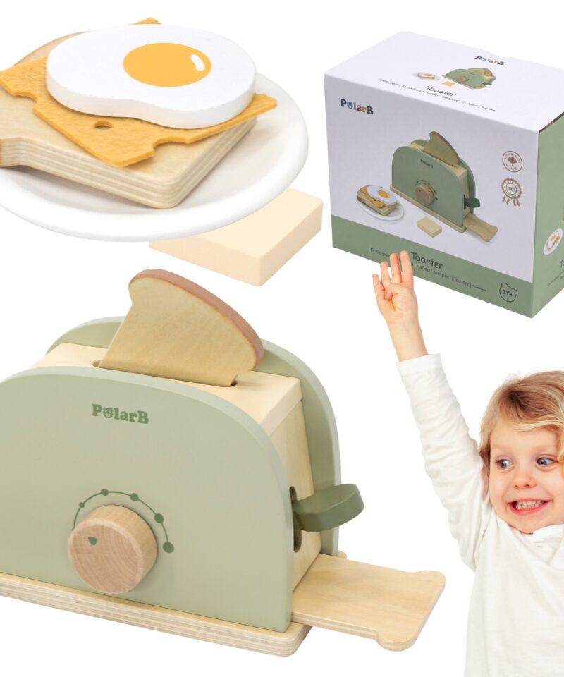 Roheline puidust röster mänguköögis