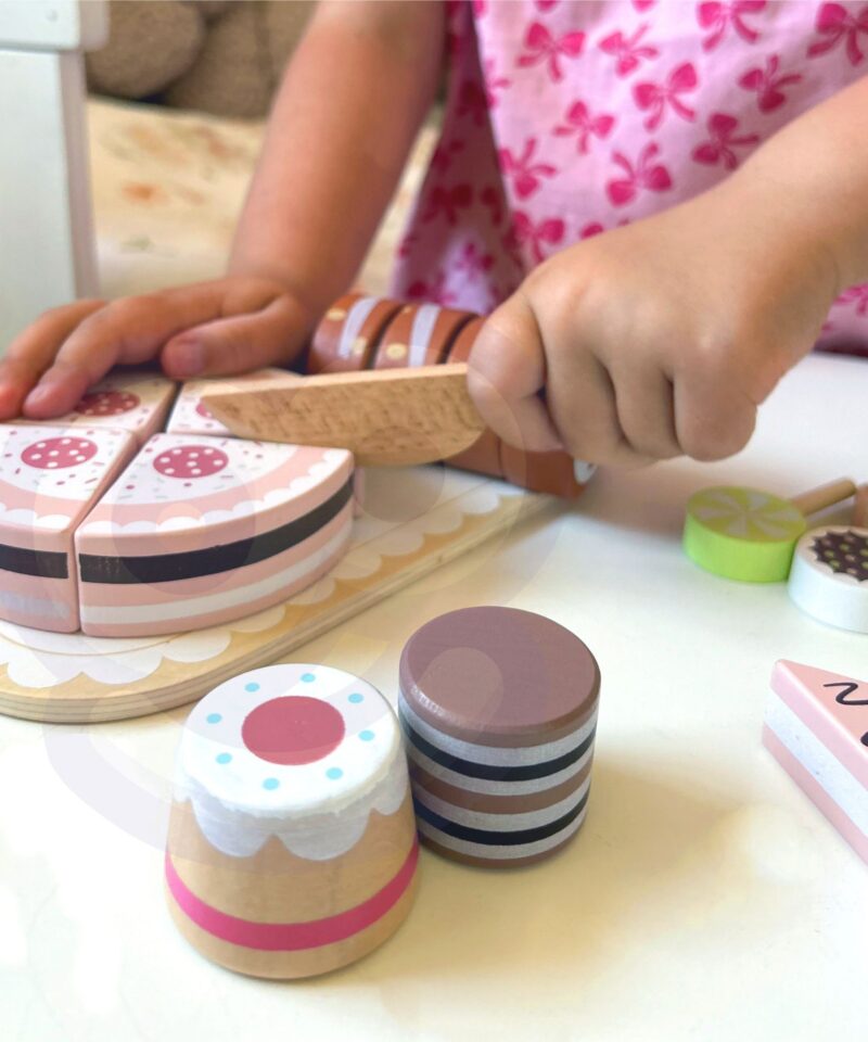 Kvaliteetne puidust mängukomplekt