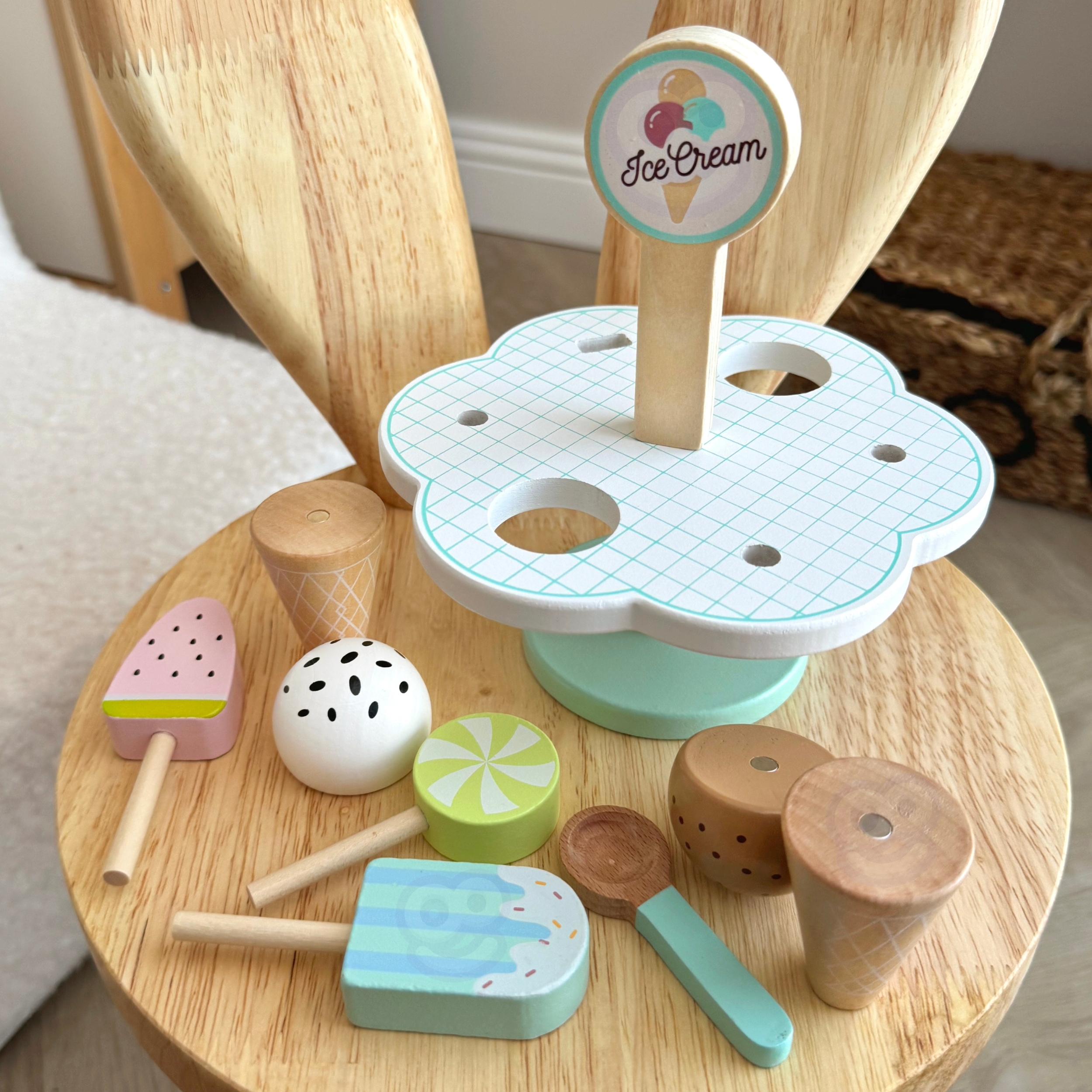 Magnetiline jäätisekomplekt loovale mängule