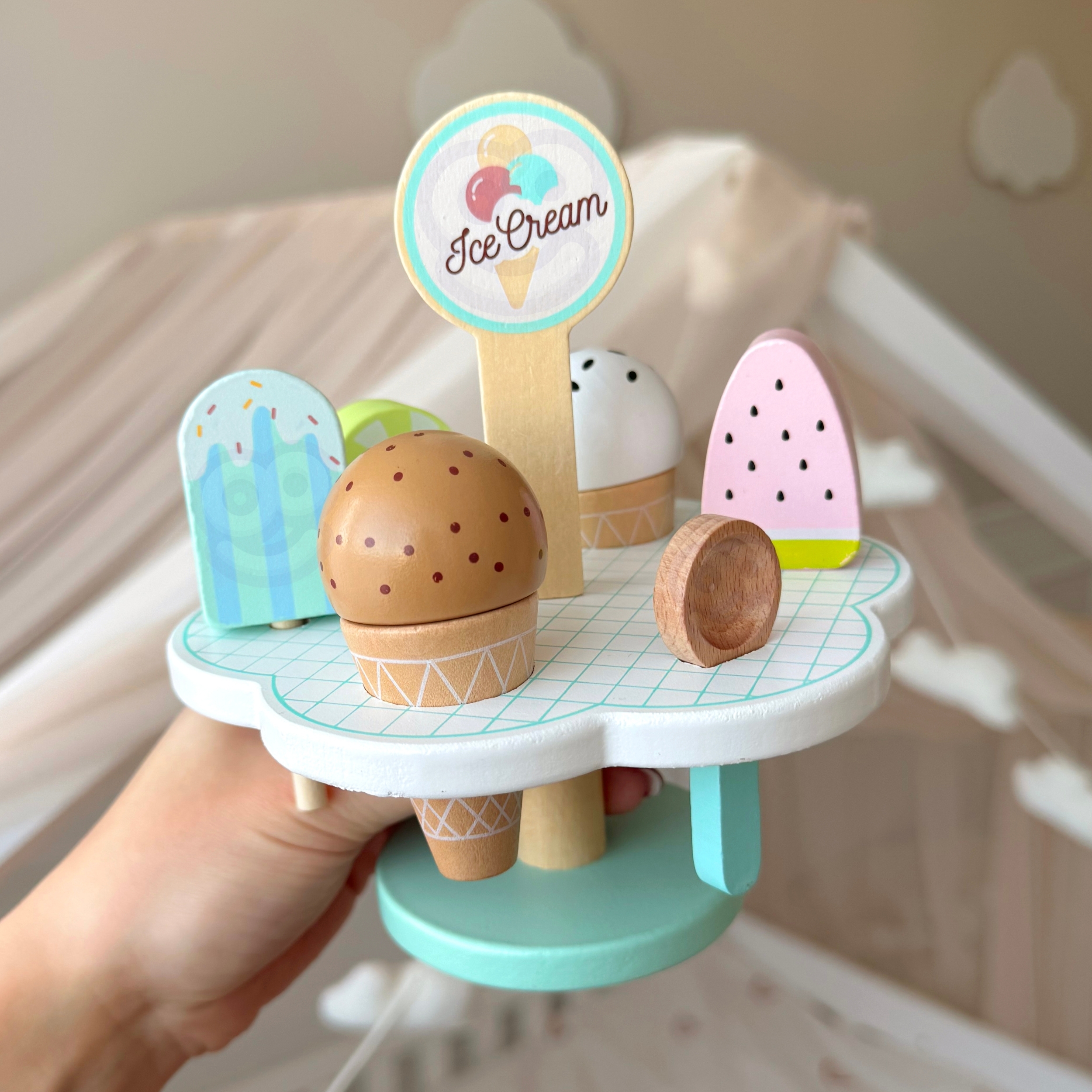 Magnetiline jäätisekomplekt loovale mängule