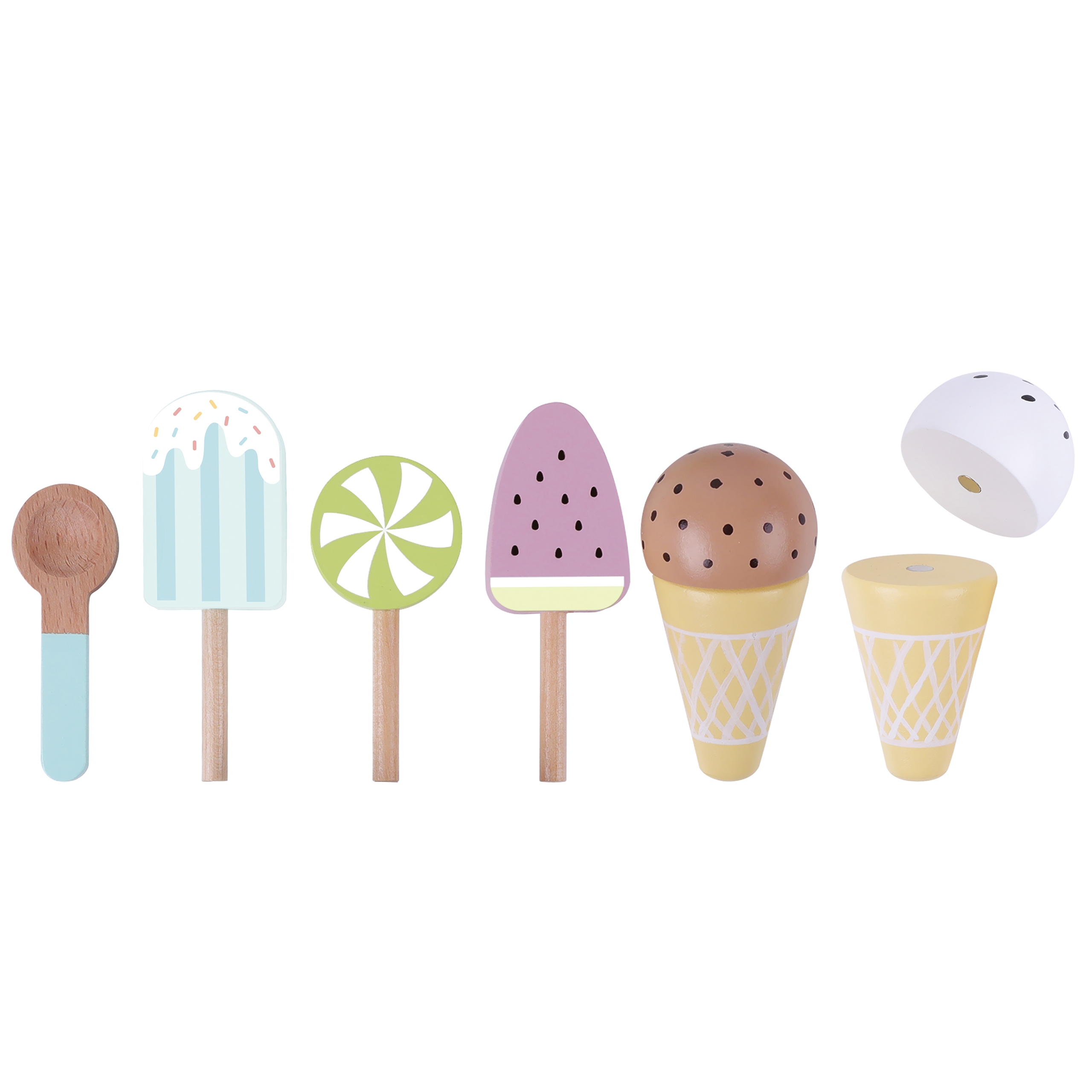 Magnetiline jäätisekomplekt loovale mängule