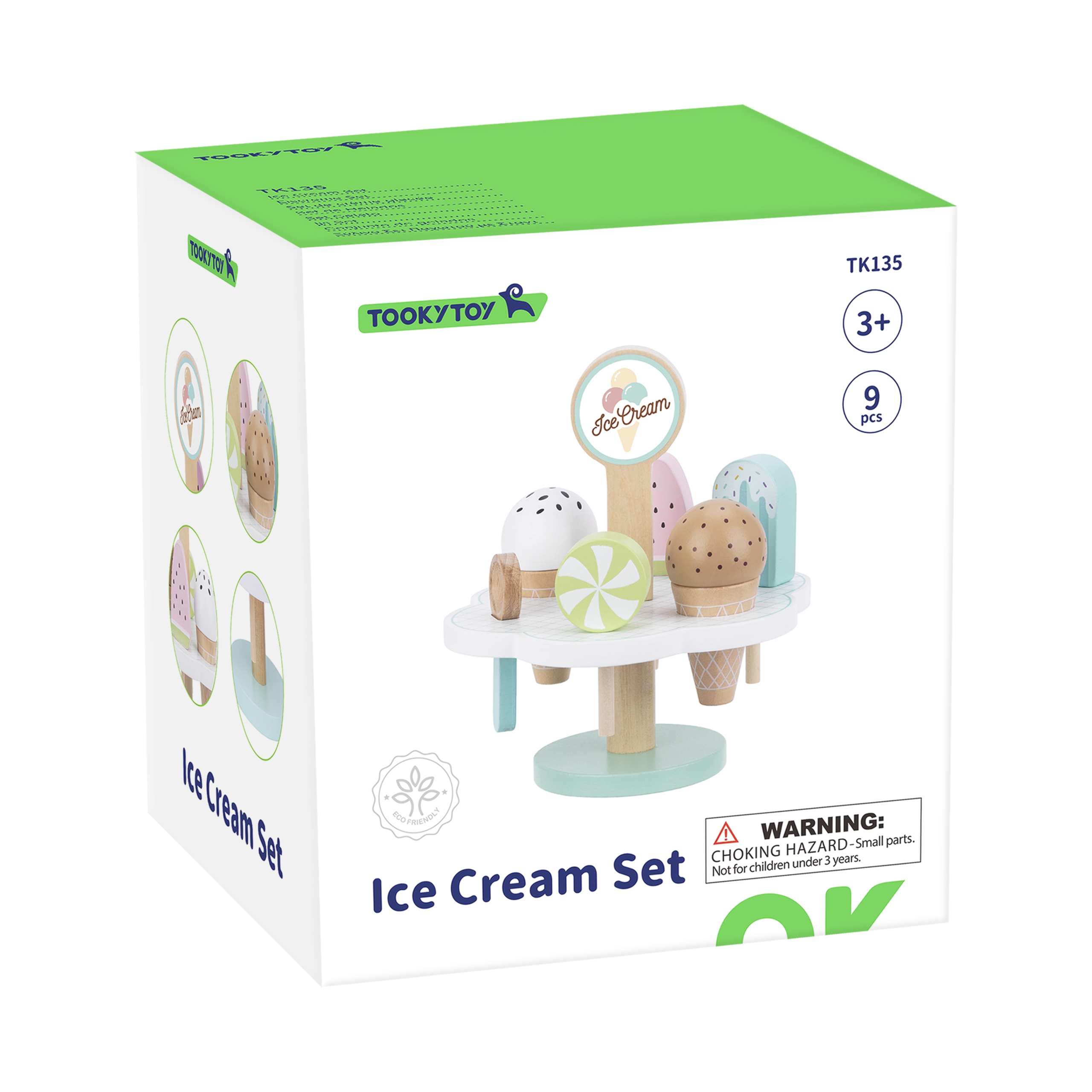 Magnetiline jäätisekomplekt loovale mängule