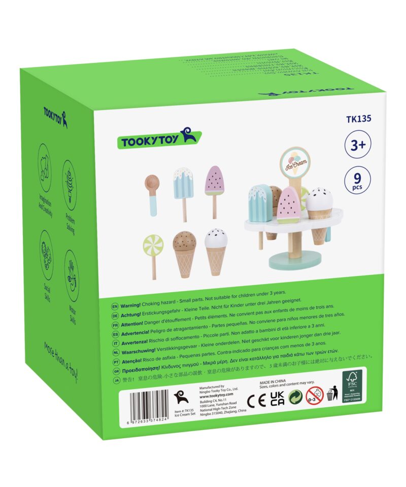 Magnetiline jäätisekomplekt loovale mängule