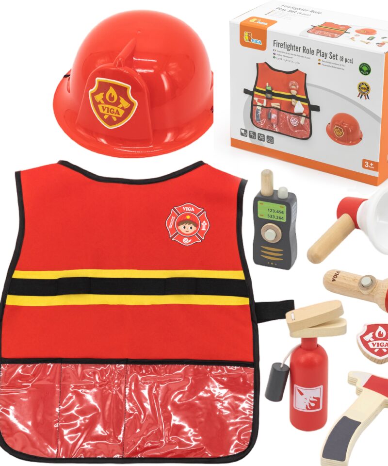Laste tuletõrjuja mängukomplekt laste toas