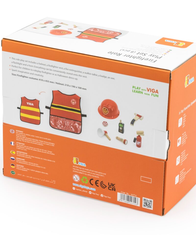 Tuletõrjuja vest koos tarvikutega