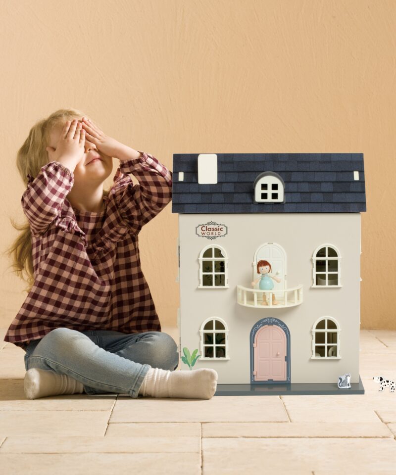 Vintage-stiilis nuku maja lastele