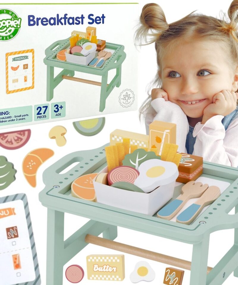 Laste hommikusöögi mängukomplekt köögiseiklusteks