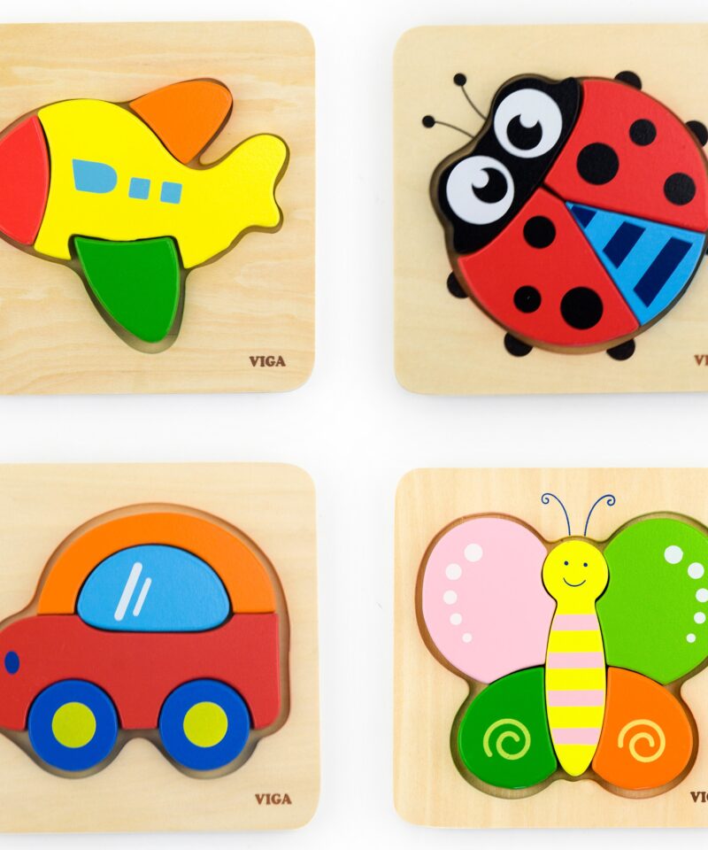 Lastele ohutud puidust pusled