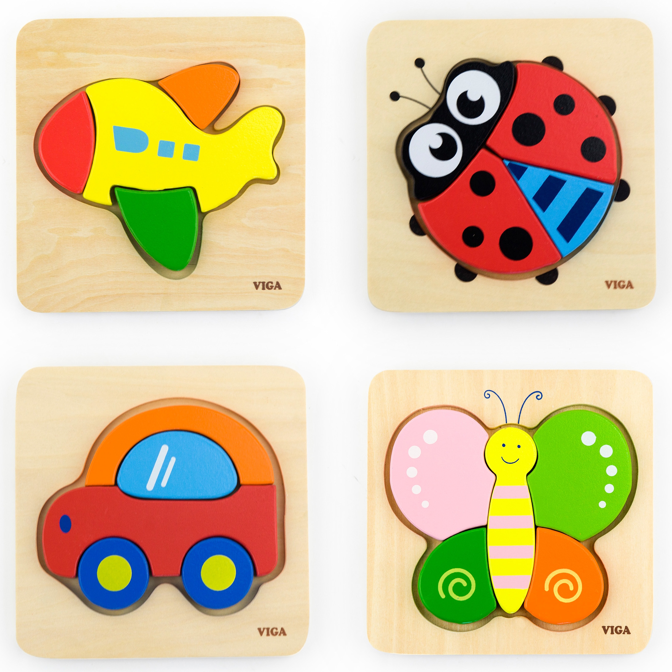 Lastele ohutud puidust pusled