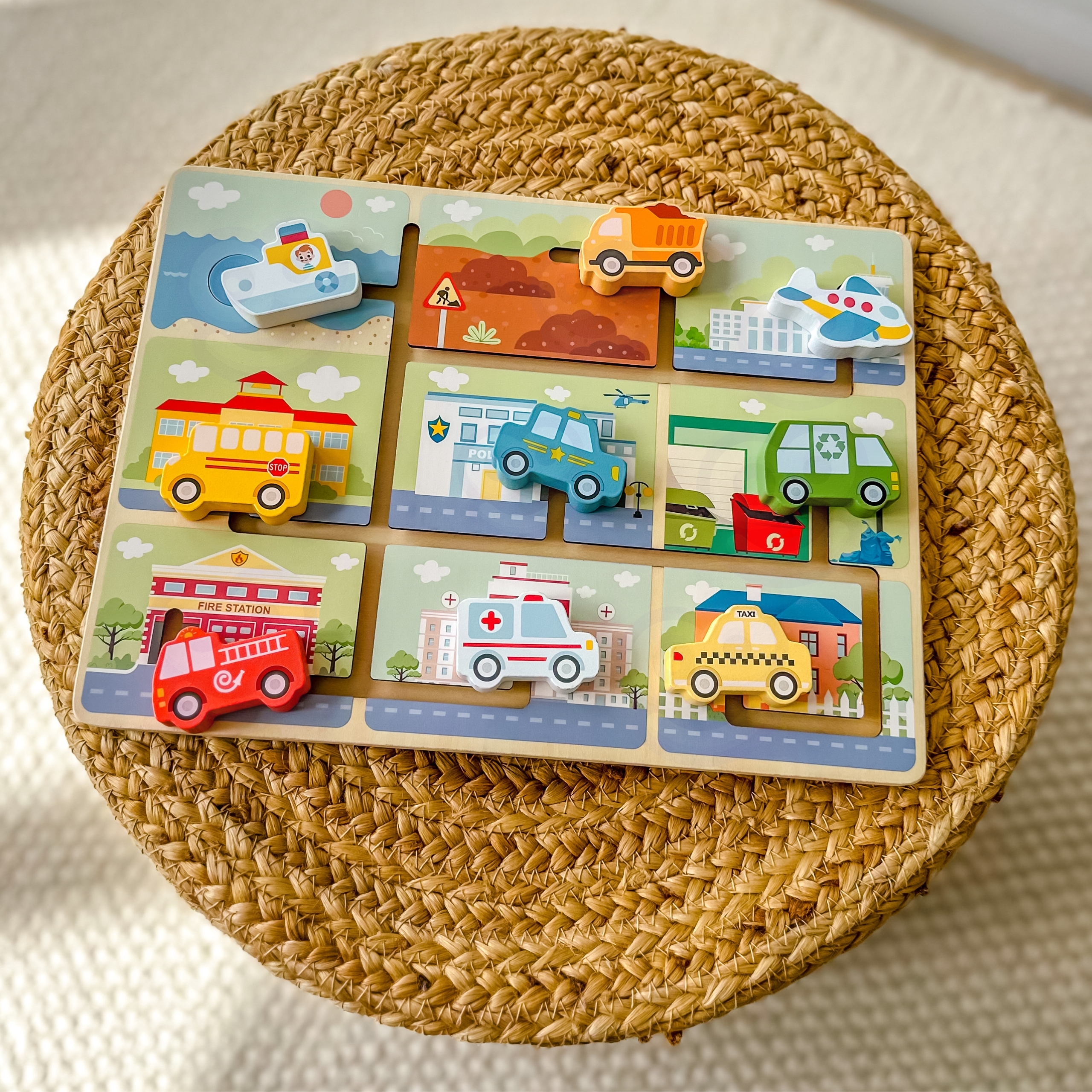 Arendav labürintmäng puidust