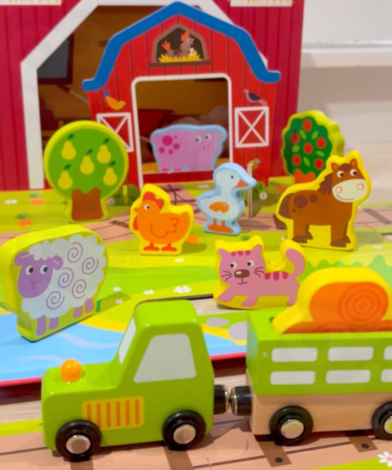 Magnetiga ühenduv traktor ja haagis