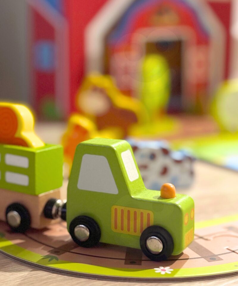 35 värvilist puidust detaili