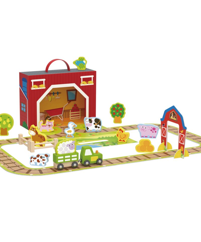 35 värvilist puidust detaili