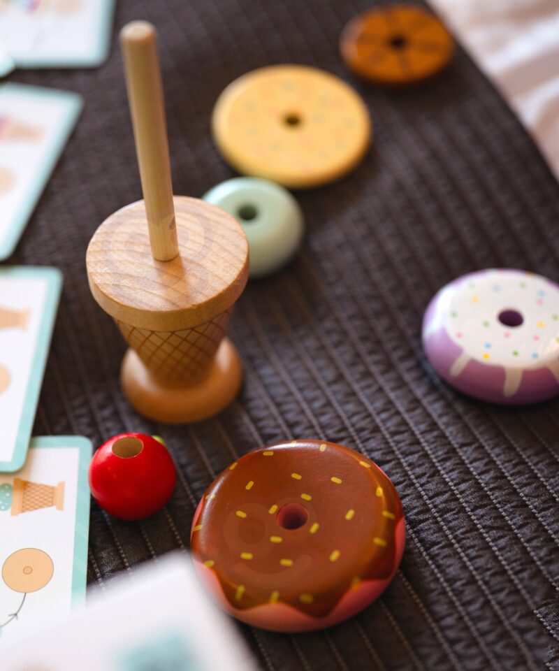 Hariv mängukomplekt puidust