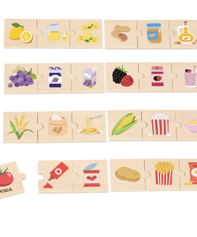 Sobitamise mäng taimede ja toidu vahel