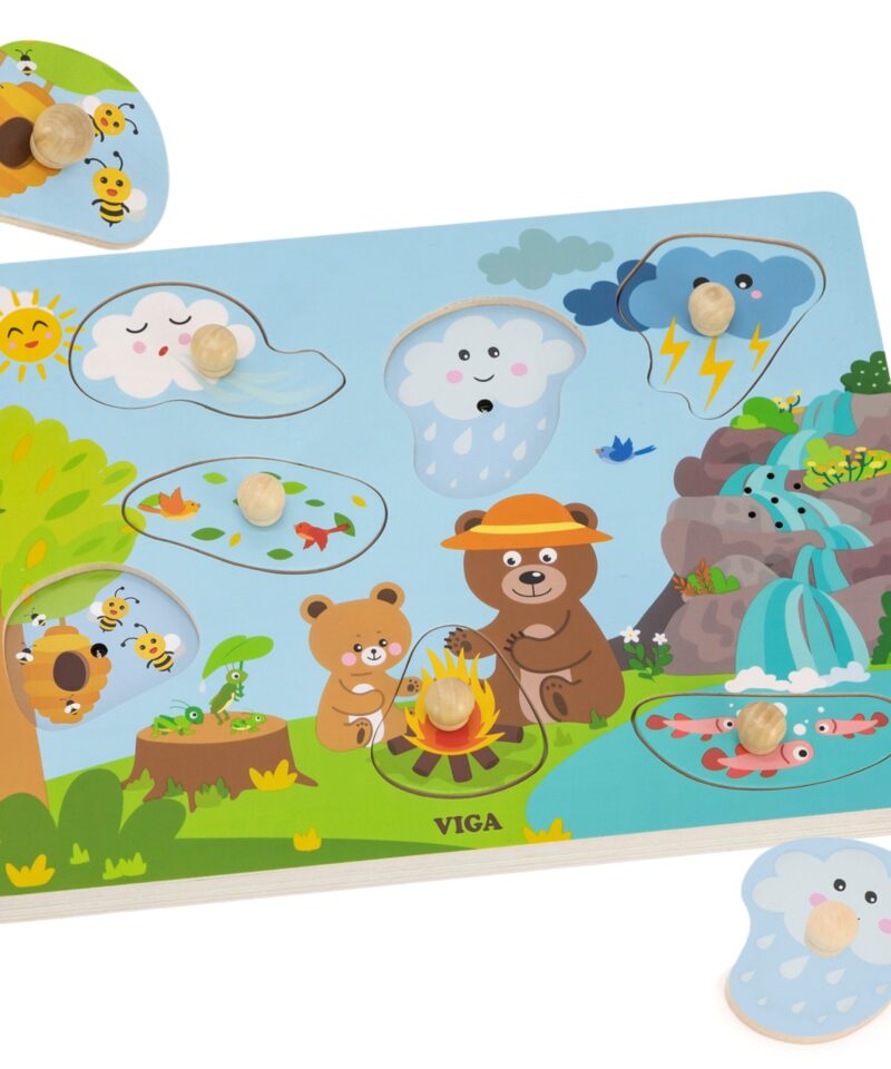 Helidega looduspusle lastele mängimiseks