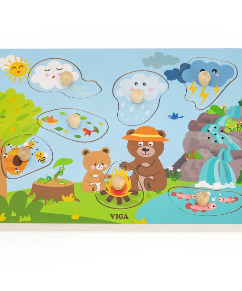 Arendav mänguasi loodushelidega