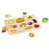 Puidust köögiviljapusle mängulaual