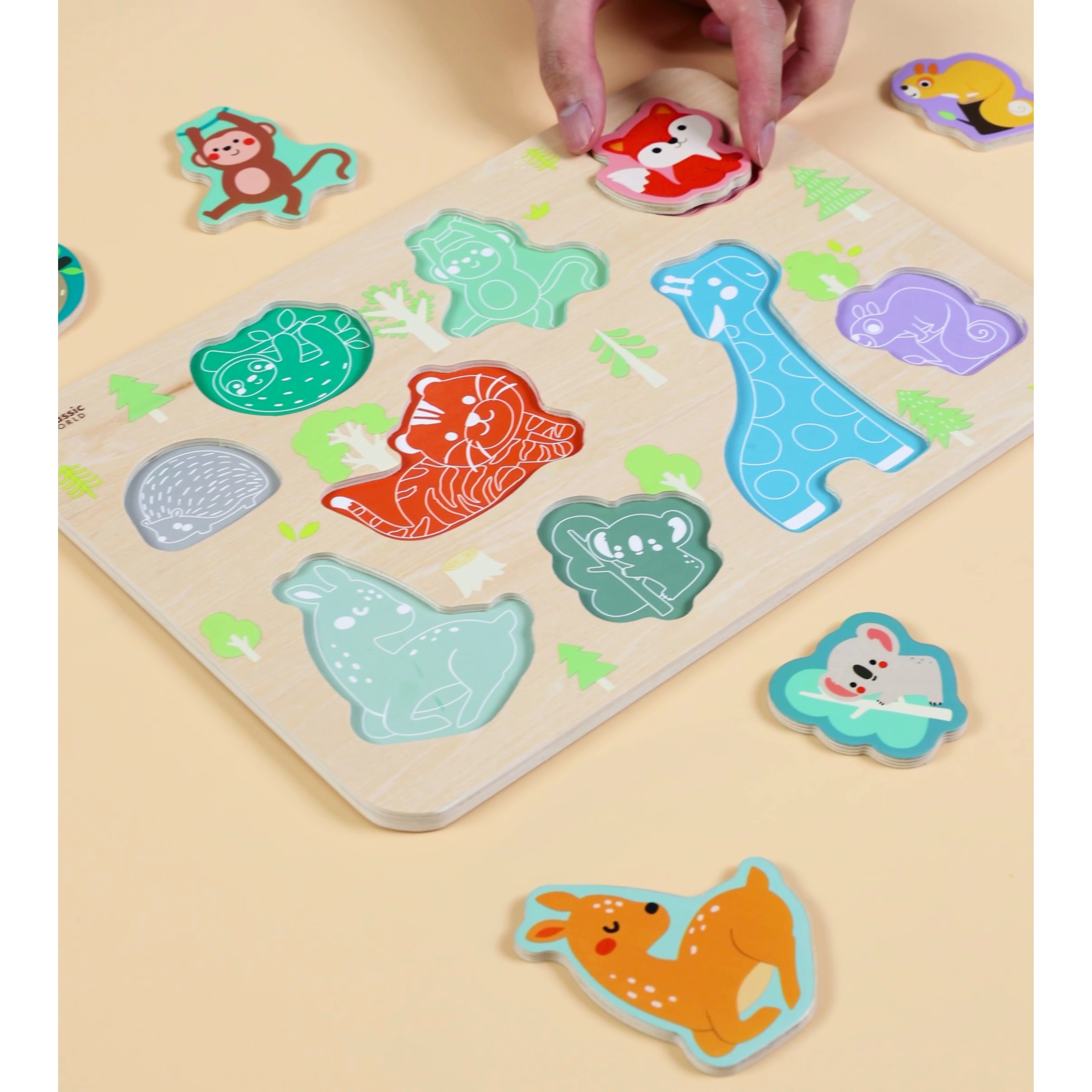 Lastele mõeldud loomade pusle