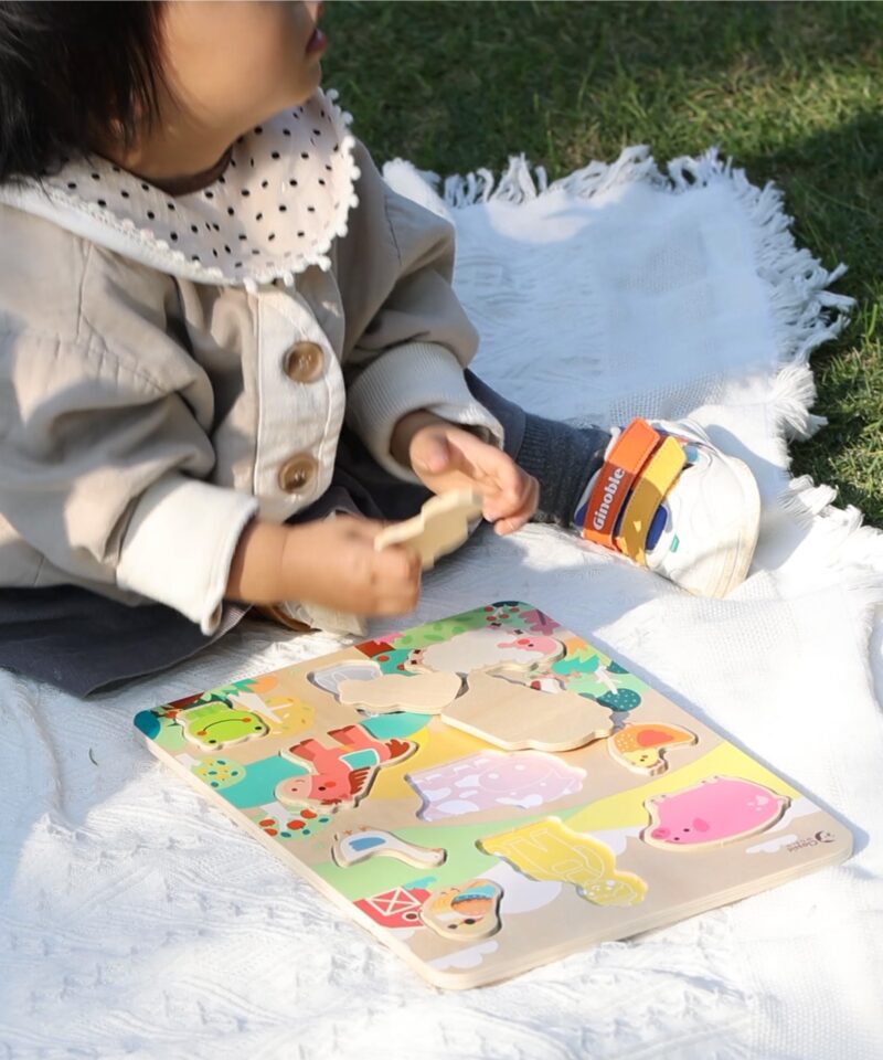 Ökoloogiline puidust pusle lastele