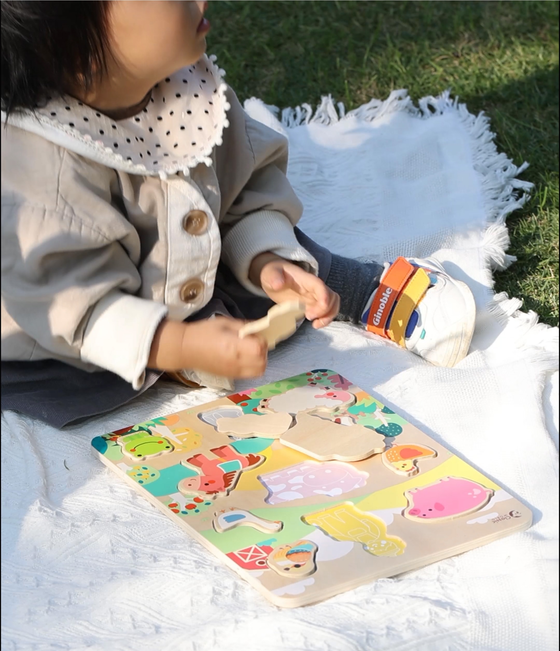 Ökoloogiline puidust pusle lastele