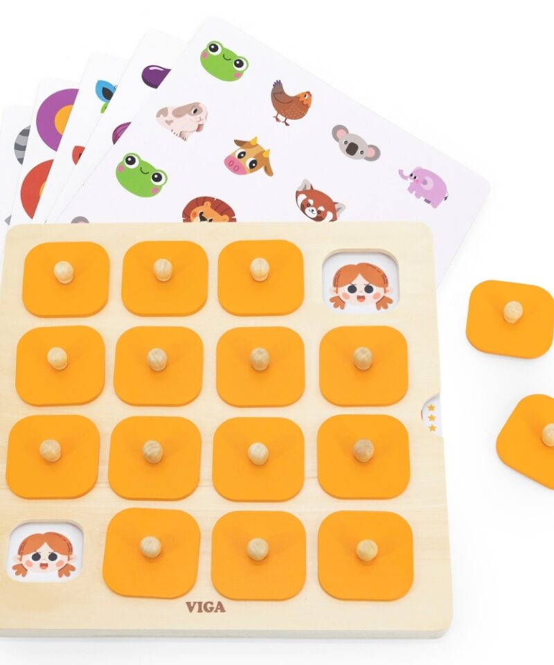 Hariv mälumäng puidust, lastele mõeldud