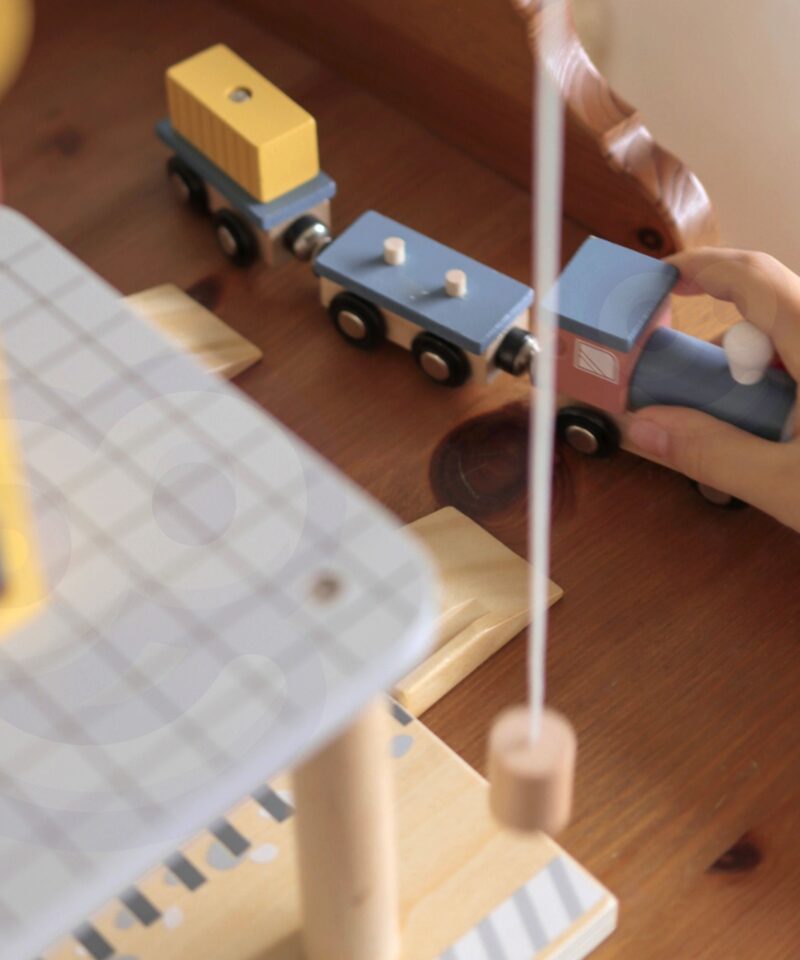 Värvikas puidust mängukomplekt