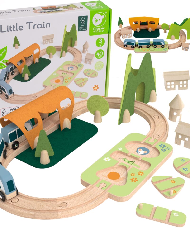 Puidust rongikomplekt ja sorteerija