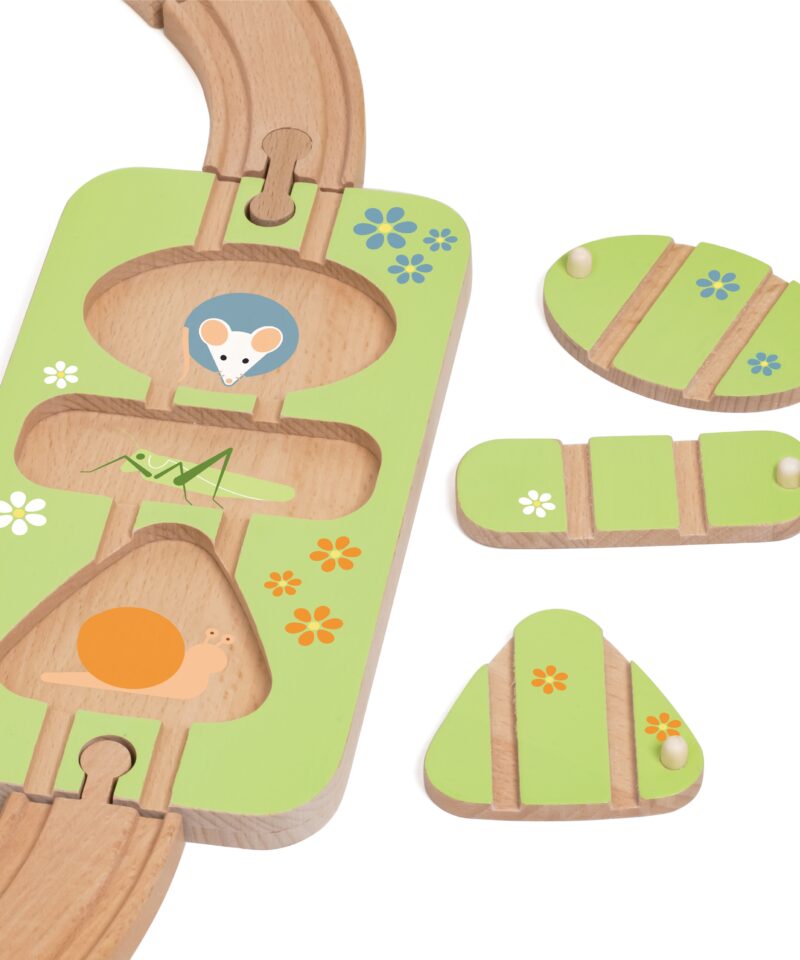 Hariv ja lõbus puidust mänguasi