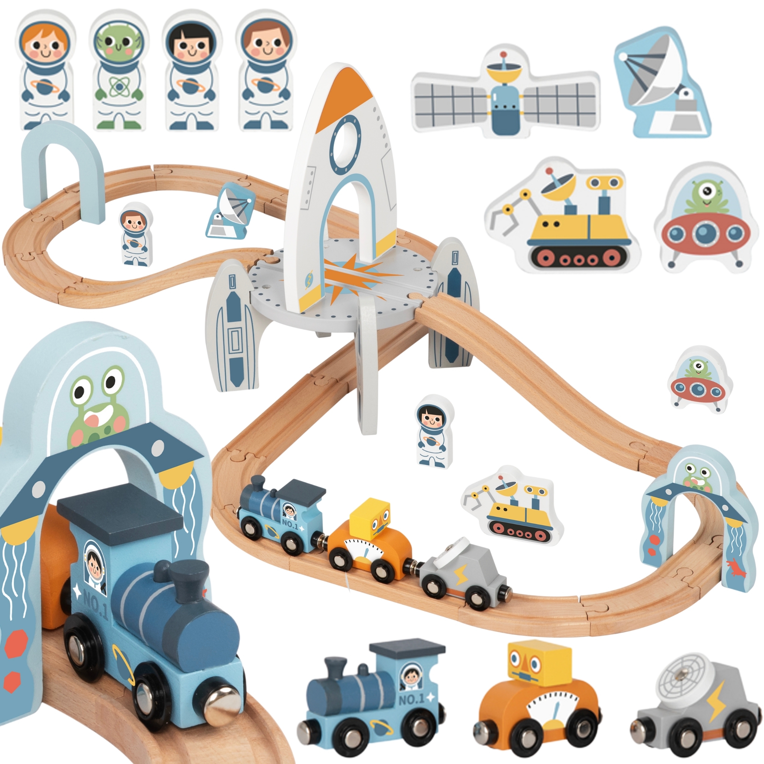 Kosmose teemapark lastele mängimiseks