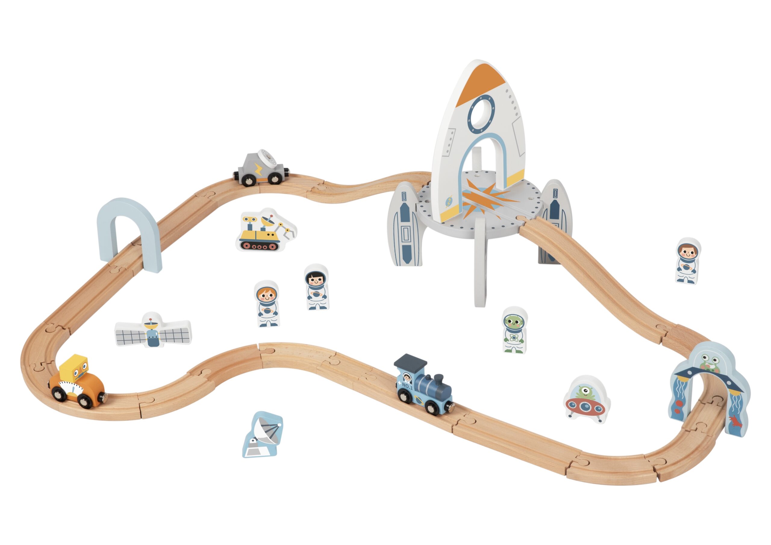 Kvaliteetne puidust mängukomplekt