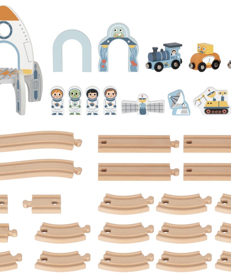 Kvaliteetne puidust mängukomplekt