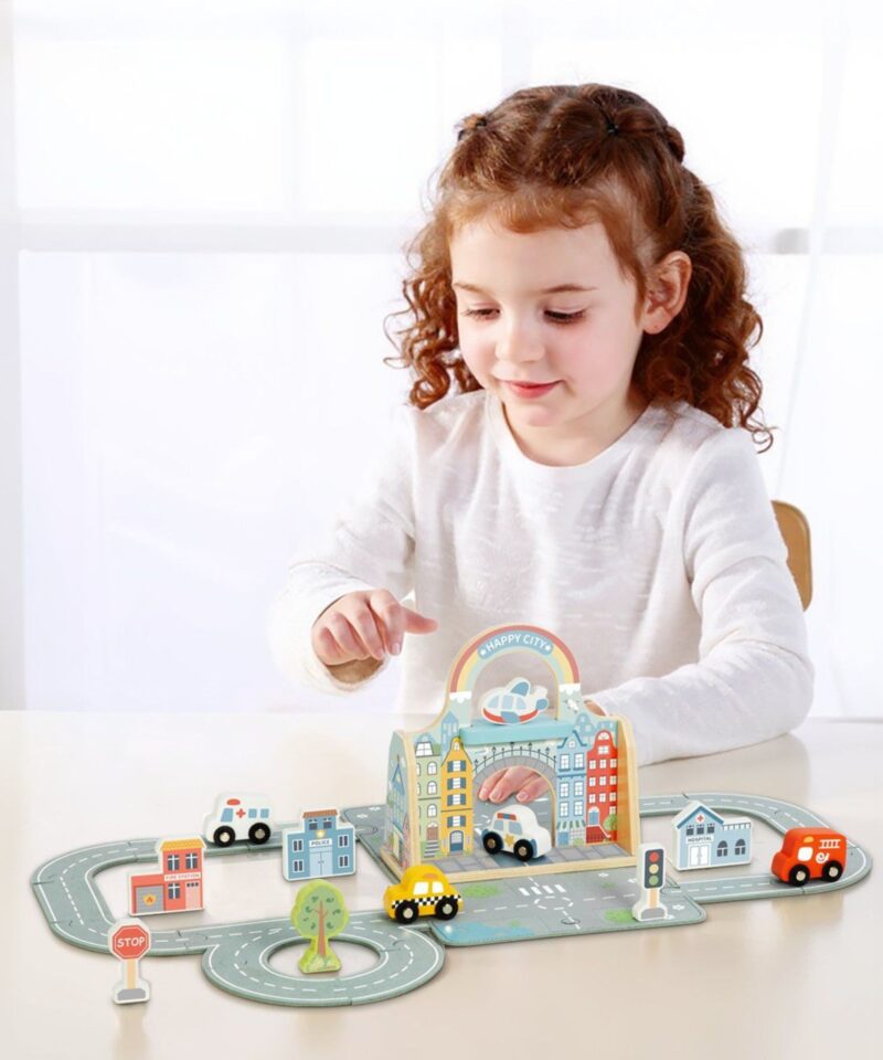 Miniatuurne linnakomplekt reisile