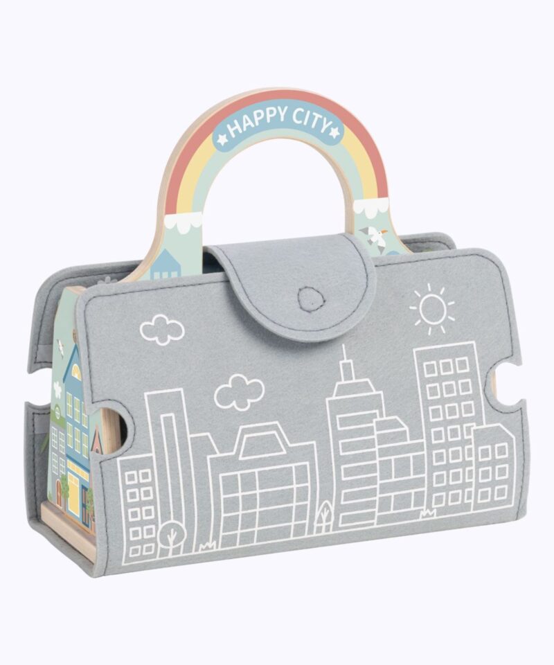 Värvikas miniatuurne linnakomplekt