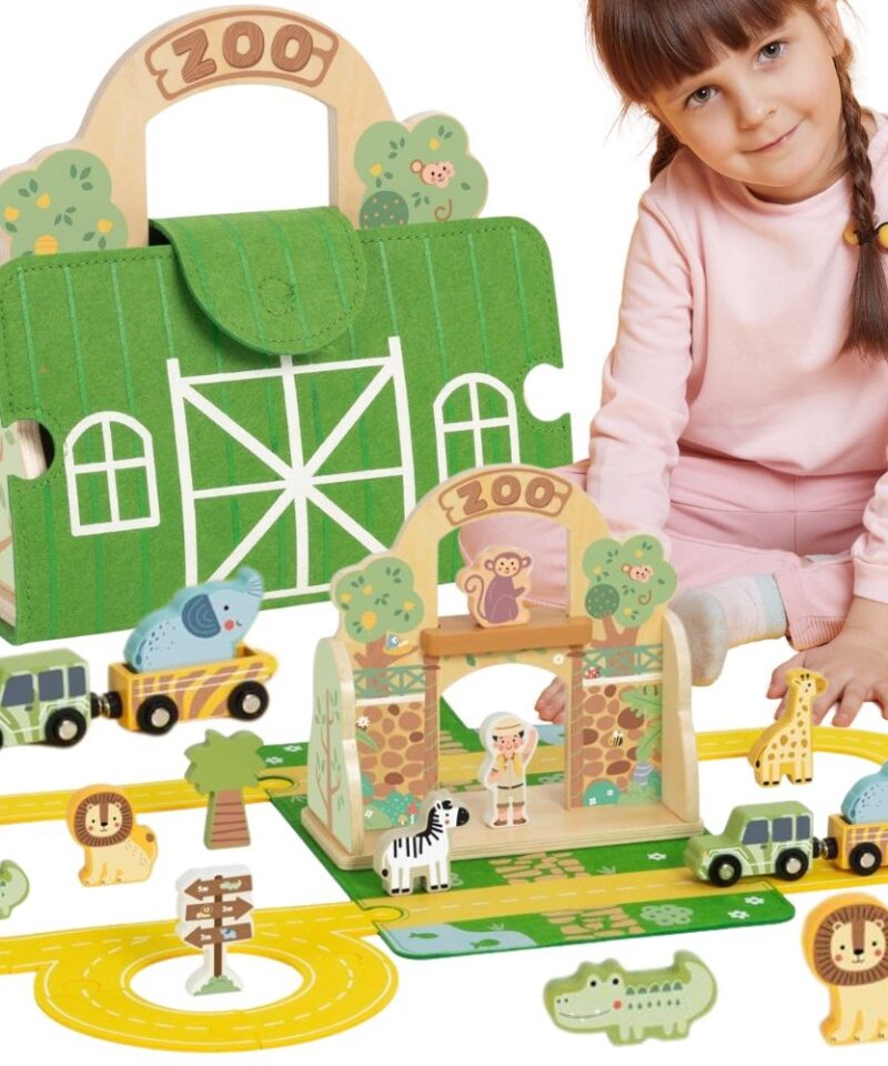 Mini loomaaia mängukomplekt lastele