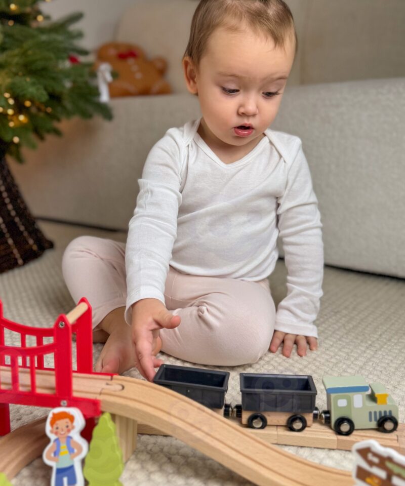 Puidust rajad mängurongile