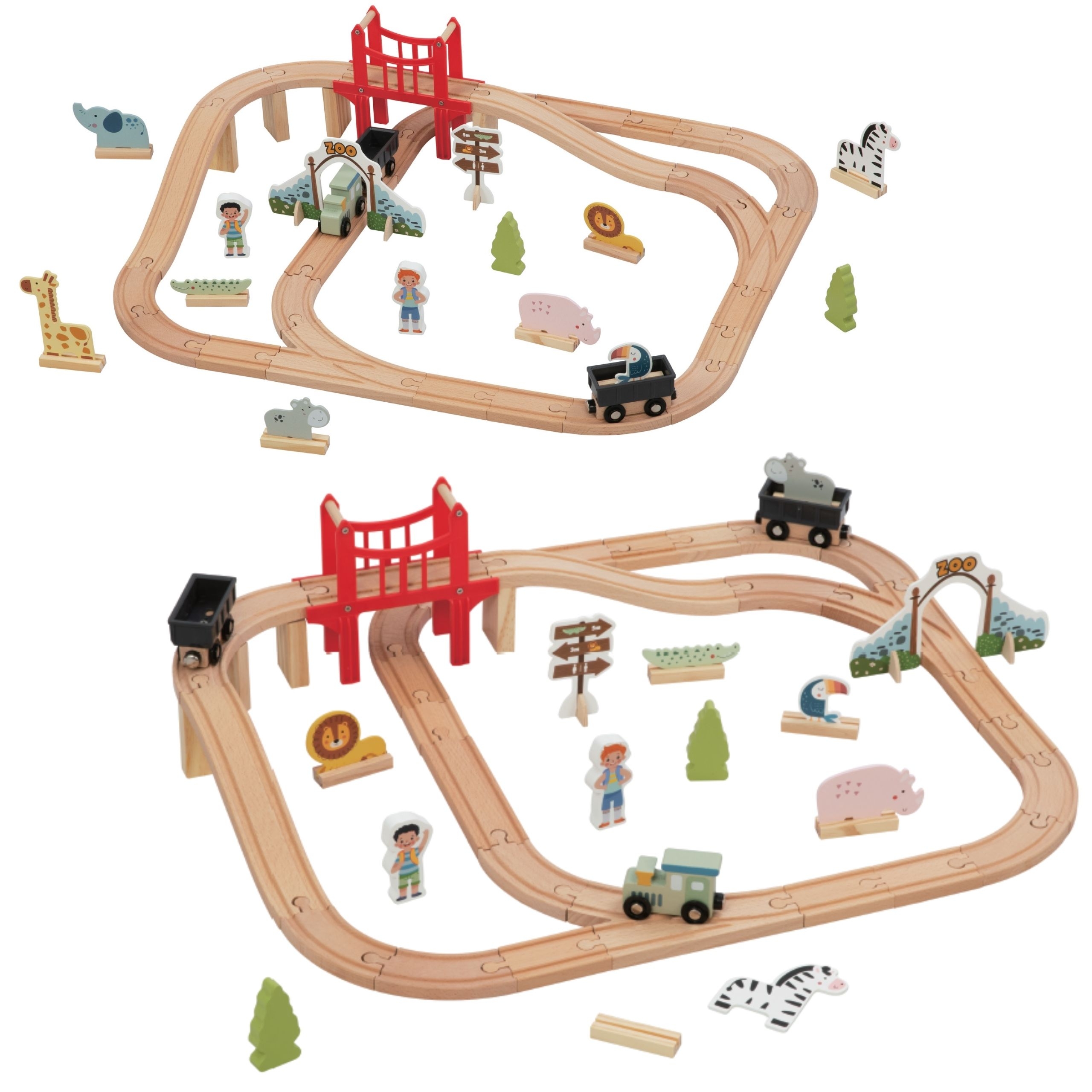 Puidust rajad mängurongile