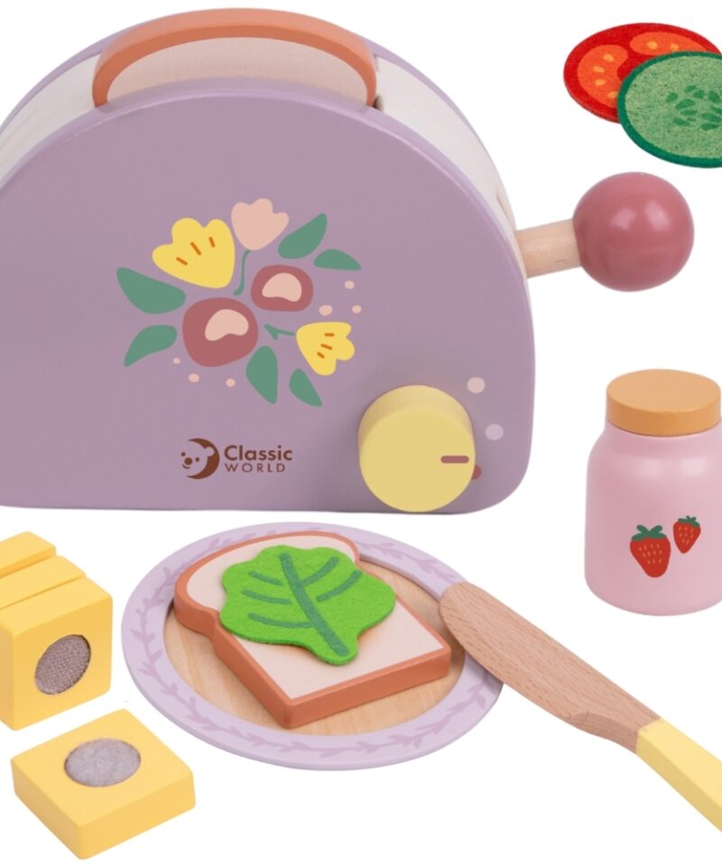 Puidust hommikusöögi mängukomplekt