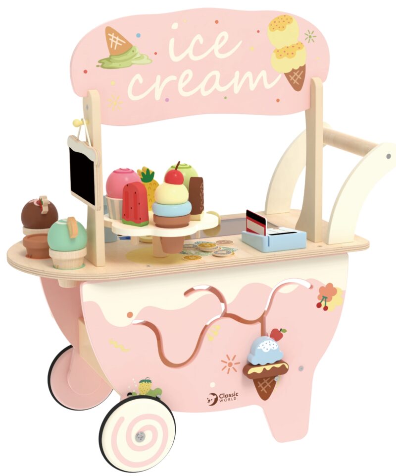 Rollimängu jäätisekäru lastele