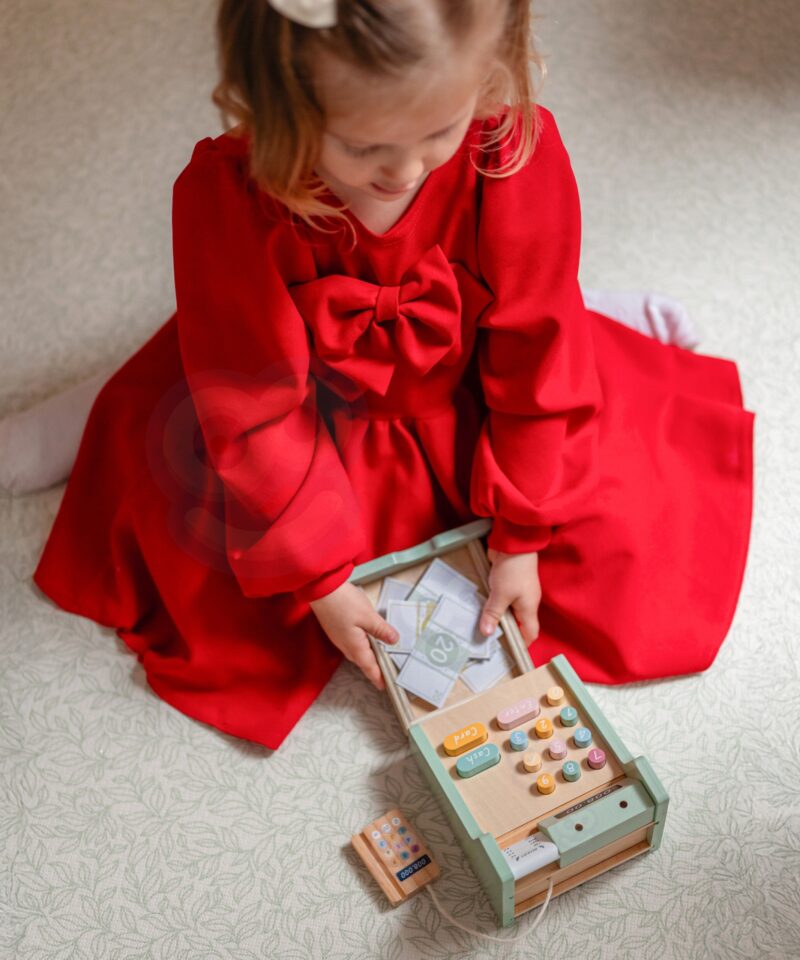 Mängukassa koos skänneri ja terminaliga