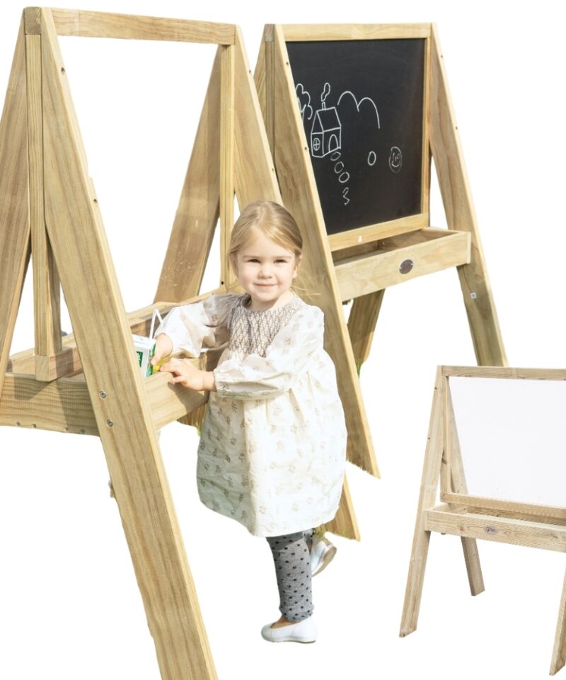 Mitmekülgne puidust joonistustahvel lastele