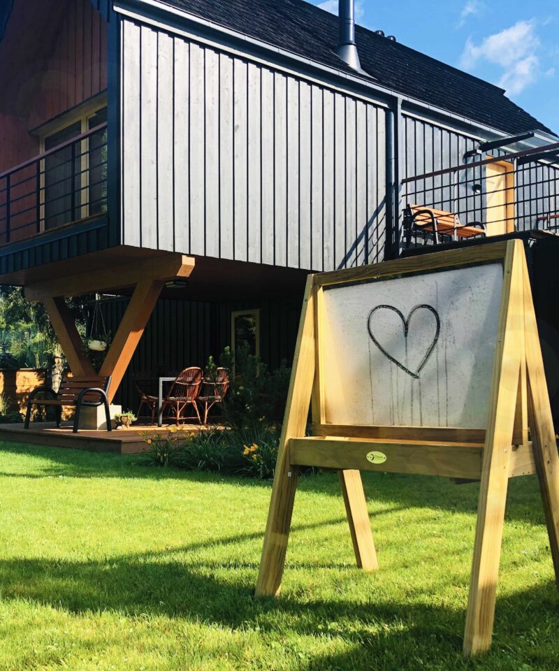 Kvaliteetne puidust konstruktsioon joonistamiseks