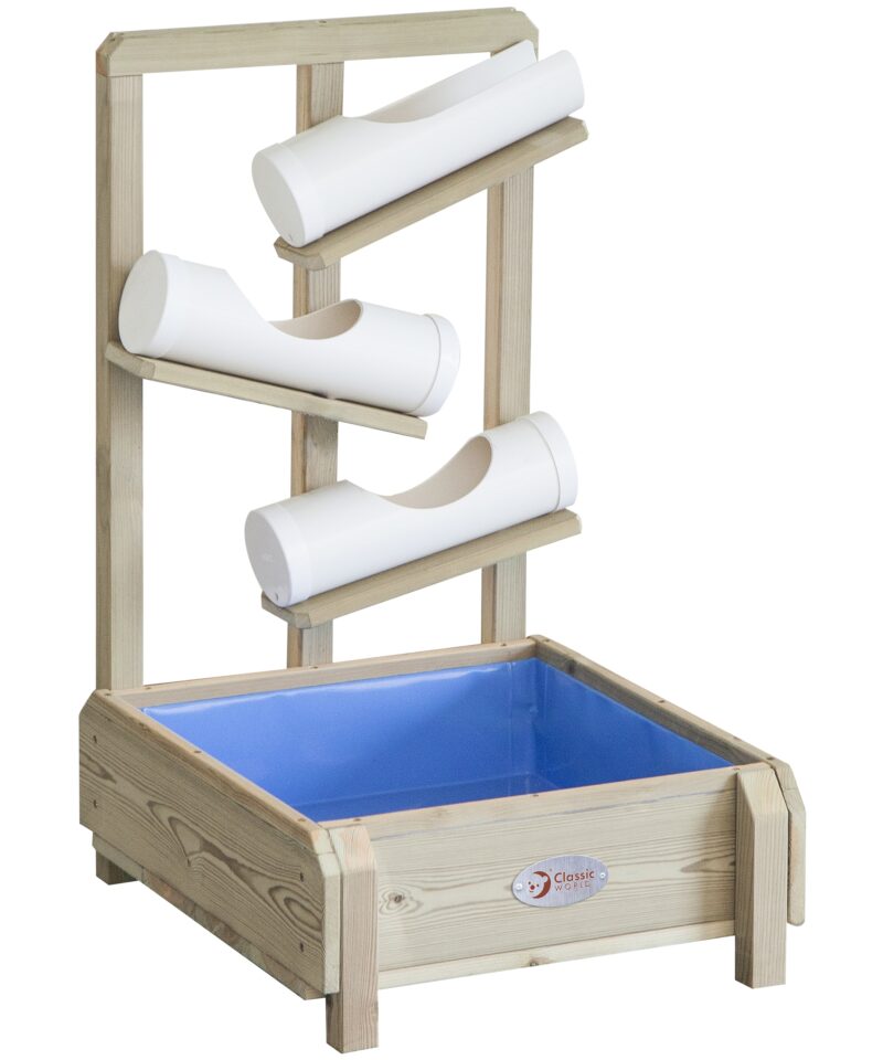 Laste veemängu komplekt puidust aias