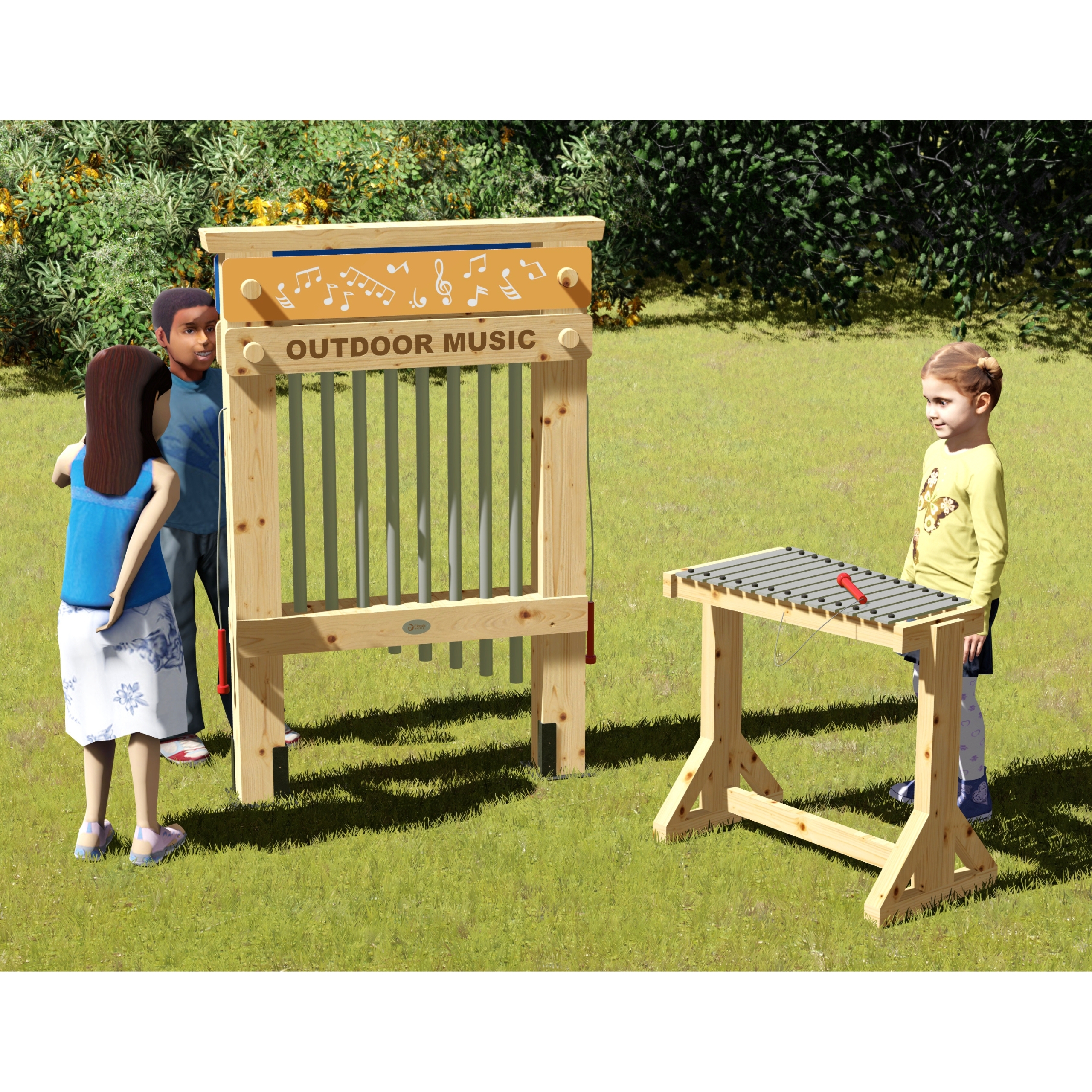 Muusikainstrument mänguväljakule