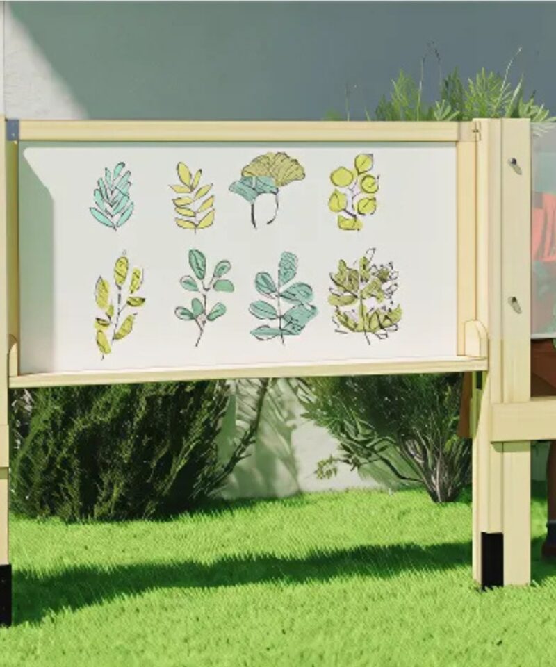 Magnettahvel ja kriiditahvel komplektis