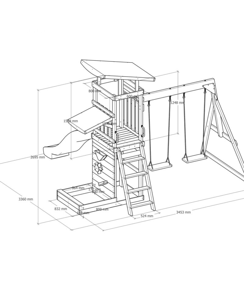 Puidust mänguväljak seiklusteks