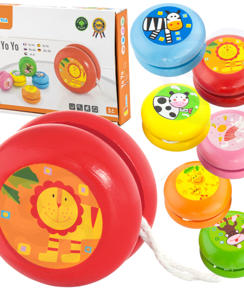 Puidust jojo lastele mängimiseks