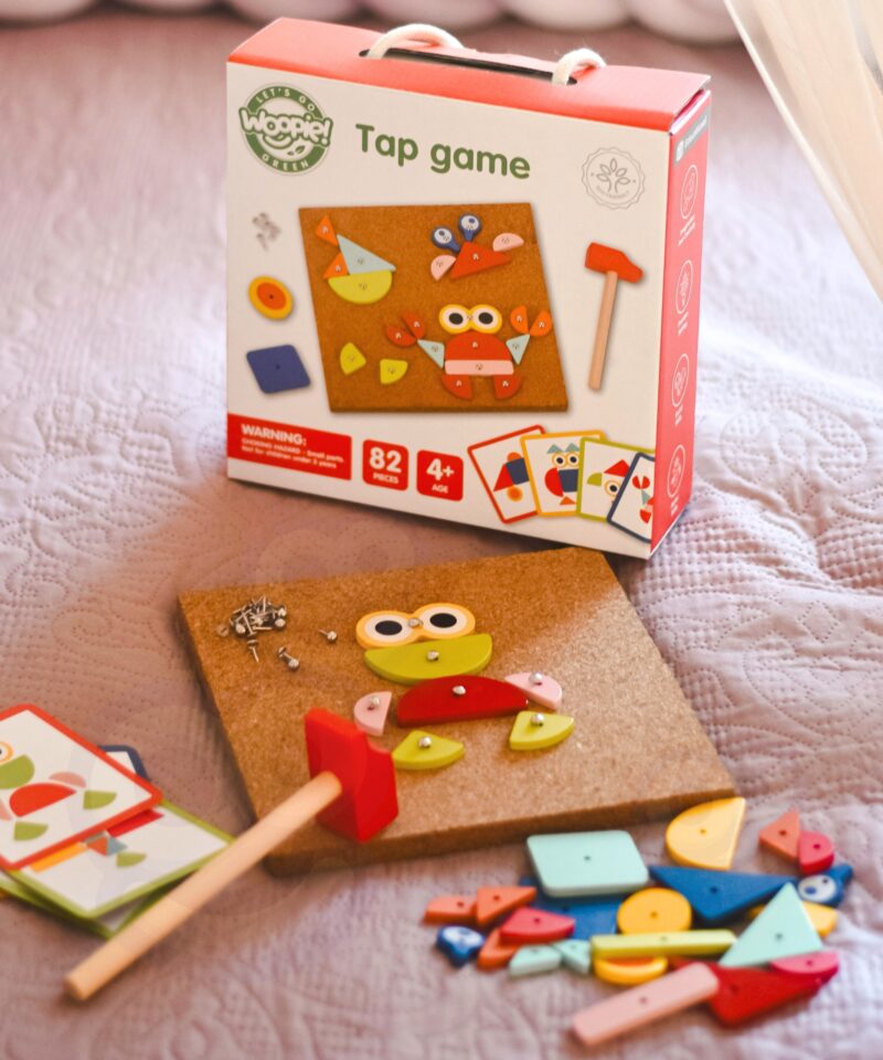 Loovust arendav puidust mängukomplekt