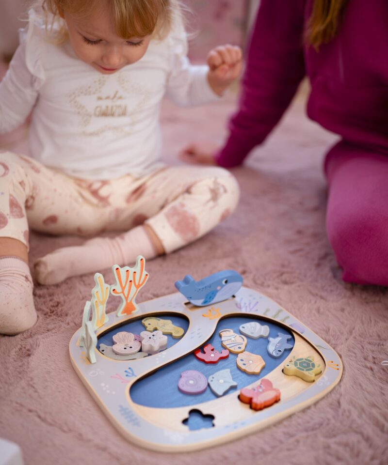 Puidust kalapüügimäng koos magnetitega