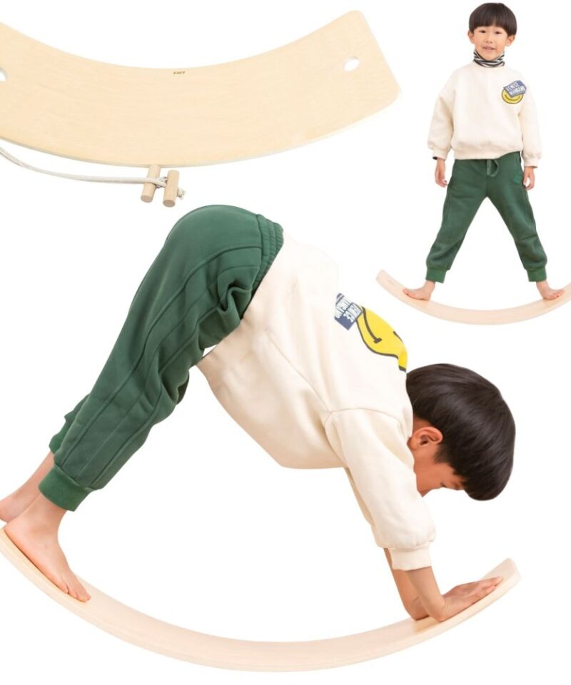 Puidust tasakaalulaud arendab laste oskusi